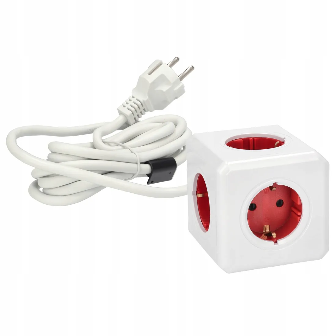 allocacoc-powercube-extended-3m-f-schuko-czerw-stan-nowy