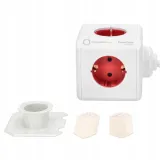 allocacoc-powercube-extended-3m-f-schuko-czerw-kolor-bialy