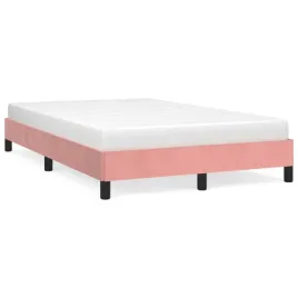 rama-lozka-rozowa-120-x-200-cm-tapicerowana-aksamitem