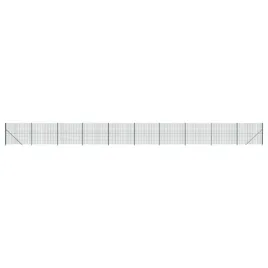 ogrodzenie-z-siatki-ze-stopami-slupkow-zielone-16x25-m