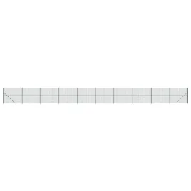 ogrodzenie-z-siatki-ze-stopami-slupkow-zielone-22x25-m