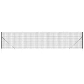 ogrodzenie-z-siatki-z-kotwami-antracytowe-14x10-m