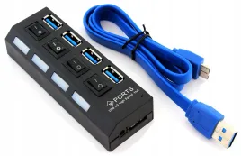 hub-usb-aptel-ak244b-4-portow