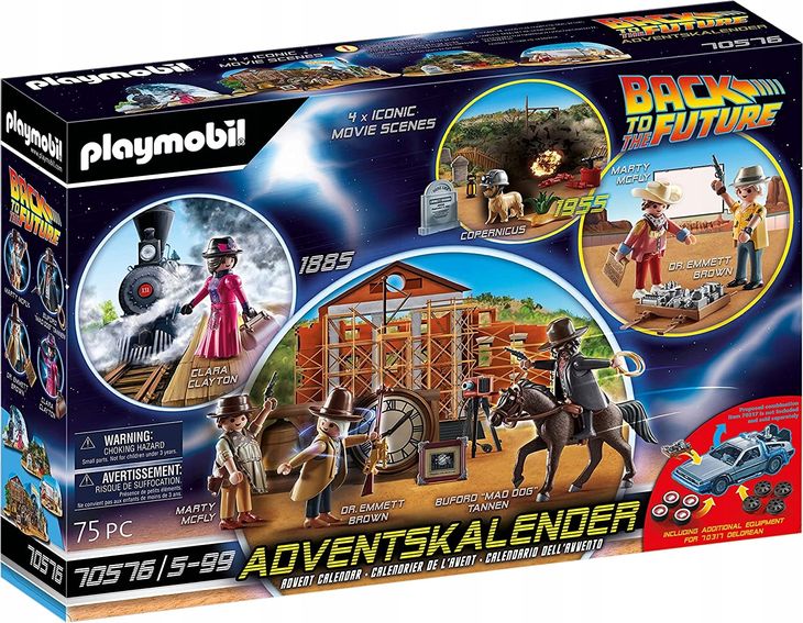 ﻿Kalendarz Adwentowy Playmobil 70576 Powrót do przyszłości-Zdjęcie-0