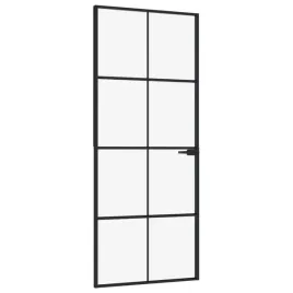 drzwi-wewnetrzne-czarne-83x2015-cm-szklo-i-aluminium