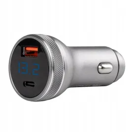 ladowarka-samochodowa-38w-z-woltomierzem-usb-usb-c