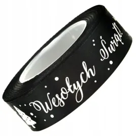 wstazka-nadruk-wesolych-swiat-czarna-25mm-x-225m