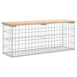 lawka-ogrodowa-z-gabionem-103x315x42-cm-lite-drewno-sosnowe