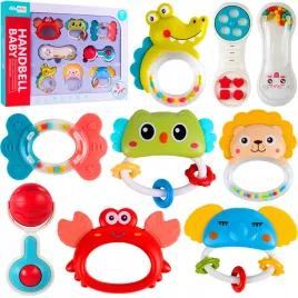 grzechotki-gryzaki-zwierzatka-zestaw-grzechotek-9szt-dla-malucha-dziecka