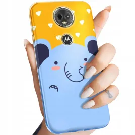 etui-do-motorola-moto-e5-plus-wzory-slon-slonie