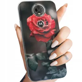 etui-do-motorola-moto-e5-plus-wzory-roza-z-roza