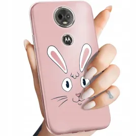 etui-do-motorola-moto-e5-plus-wzory-krolik-zajac