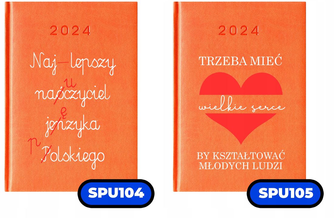 KALENDARZ A5 2024 Dla NAUCZYCIELA Śmieszne Wzory - ERLI.pl