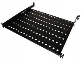 polka-stala-do-szaf-rack-19-1u-gleb-450mm-czarna