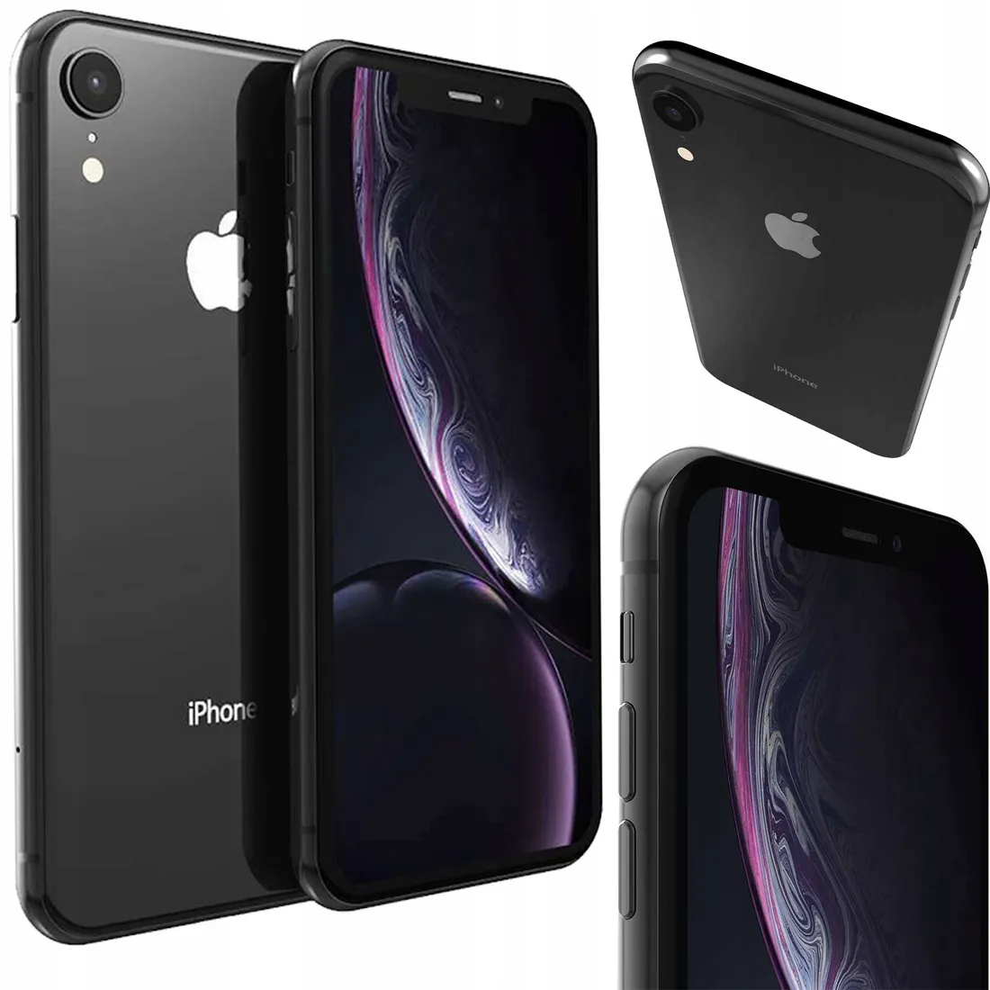 24h APPLE IPHONE XR 128GB BLACK +ładowarka GRATIS! – 158597576