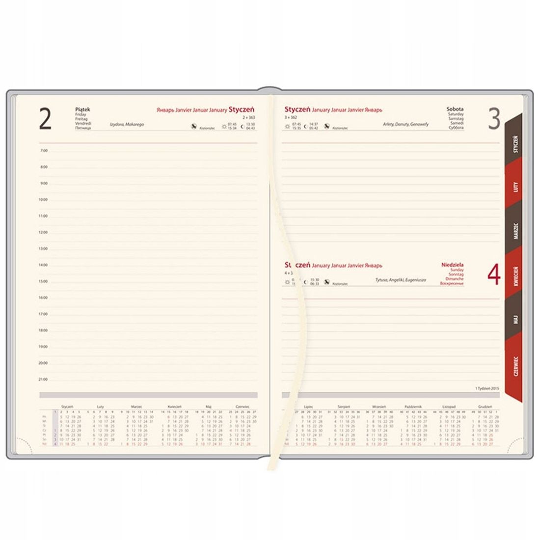 Kalendarz Planer A5 2024 Fiolet Dla Nauczyciela 20 Erli Pl
