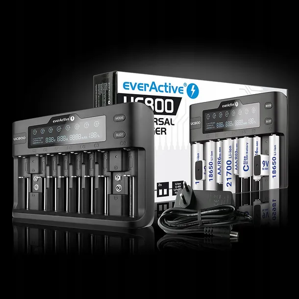 ladowarka-everactive-uc-800-stan-nowy-kolor-czarny