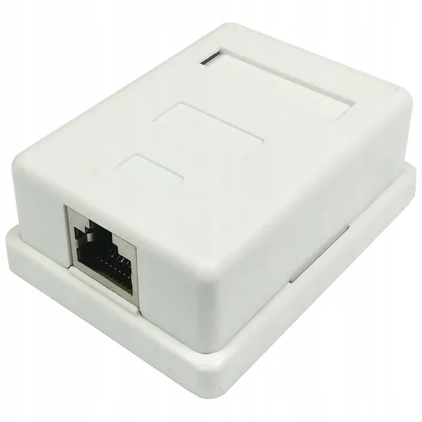 Gniazdo natynkowe FTP 1xRJ45 kat. 6 LSA – 156998596 - ERLI.pl
