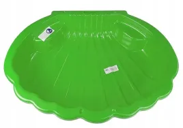 piaskownica-ogrodowa-basen-100x75cm-dla-dzieci-2w1-muszelka-zielona-2075