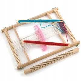 viga-drewniane-krosno-warsztat-tkacki-zestaw-do-tkania-montessori