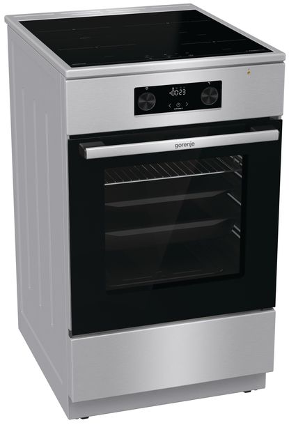 Kuchnia indukcyjna TouchControl PowerBoost BridgeZone Pizza ExtraSteam Inox