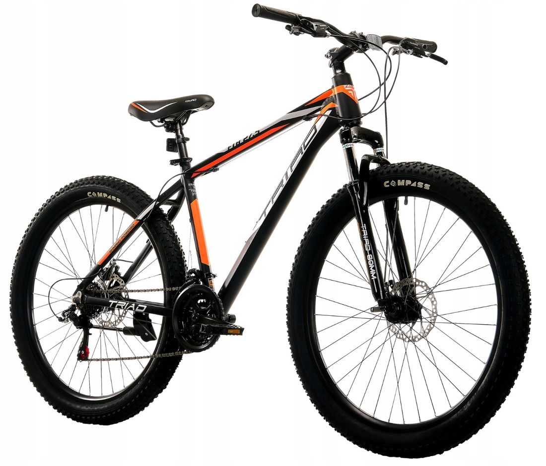 ROWER Terenowy 27,5cala FATBIKE SHIMANO Hamulce Tarczowe SZEROKIE Opony 3.0 ERLI.pl