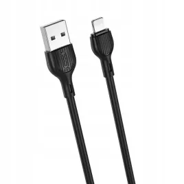 xo-kabel-ladowania-nb200-usb-apple-lightning-1m-2-1a-czarny