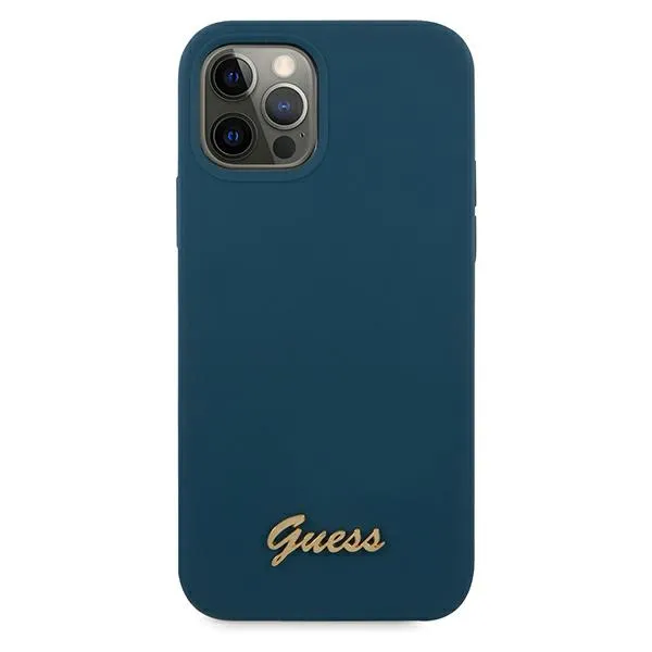 etui-guess-do-iphone-12-pro-max-67-niebieski-metal-logo-script-kolor-niebieski