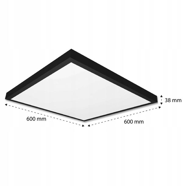 Panel Led 40w Kaseton Lampa Plafon 60x60 595x595mm Erlipl