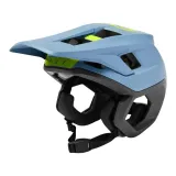 kask-rowerowy-fox-dropframe-pro-dusty-blue-niebieski-szary-zolty-fluo-stan-nowy
