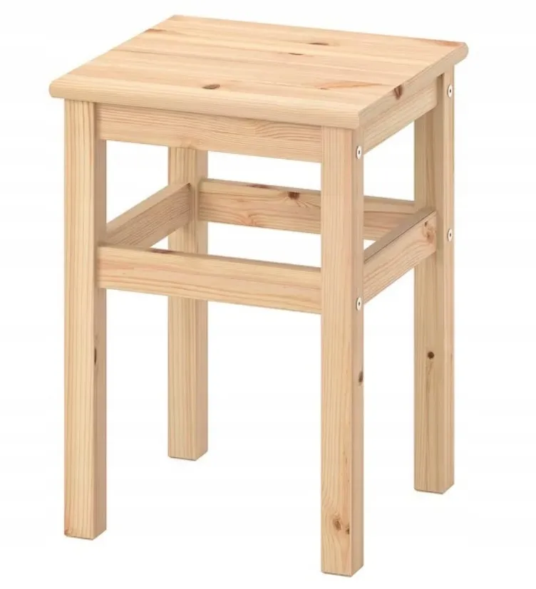 ikea-oddvar-taboret-stolek-drewno-45-cm