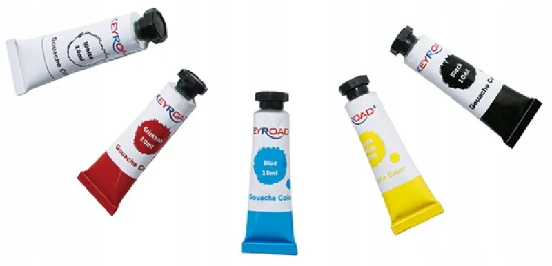farby-tempera-keyroad-5x10ml-5-kolorow