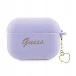 guess-silicone-heart-charm-etui-airpods-pro-2-fioletowy