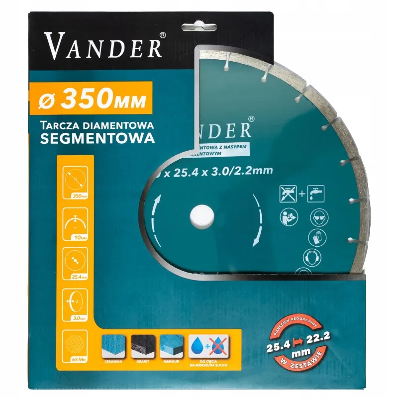 tarcza-diamentowa-segmentowa-350mm-vander-stan-nowy