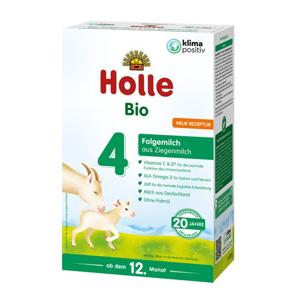Фото - Дитяче харчування Holle ﻿ 4 BIO Mleko kozie dla dzieci od 12. miesiąca 400g 