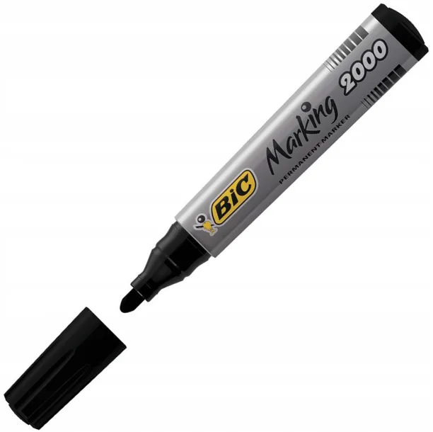 bic-marker-permanentny-czarny-okragly-stan-nowy