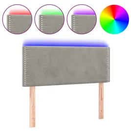 zaglowek-do-lozka-z-led-jasnoszary-100x5x78-88-cm-aksamit
