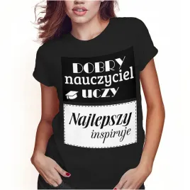 koszulka-damska-dzien-nauczyciela-najlepszy-nauczyciel-inspiruje-s-jakosc