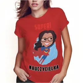 koszulka-damska-dzien-nauczyciela-super-nauczycielka-s-super-jakosc