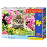 puzzle-100-kitten-in-garden