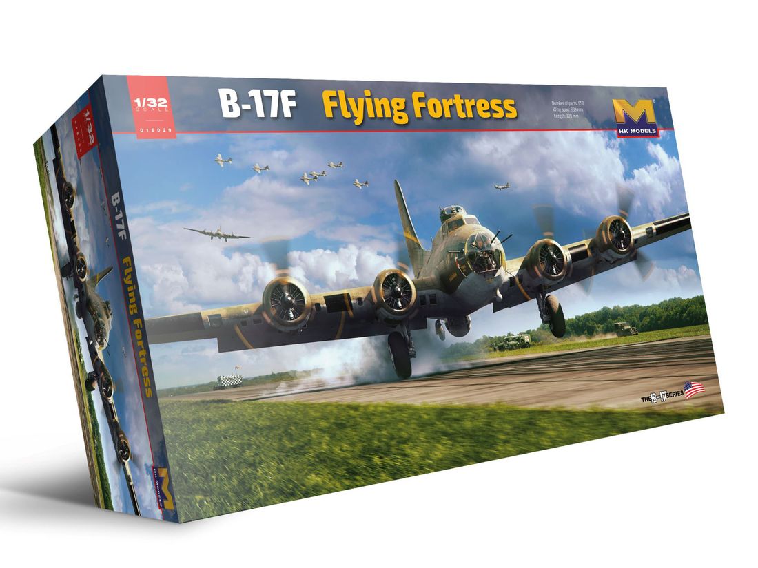 Samolot Boeing B-17F Flying Fortress Model 01E029 HK Models - ERLI.pl