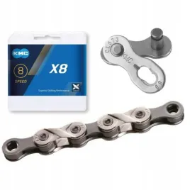 kmc-lancuch-x8-114-ogniw-srebrny-box
