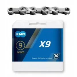 kmc-lancuch-x9-114-ogniw-srebrny-box