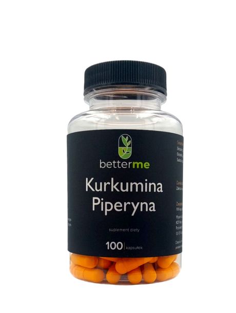 Фото - Вітаміни й мінерали Kaps Optik Kurkumina 95 i piperyna curcumin kurkuma 100 kaps 