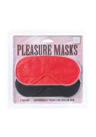 maska-pleasure-masks-2-pcs-red-black