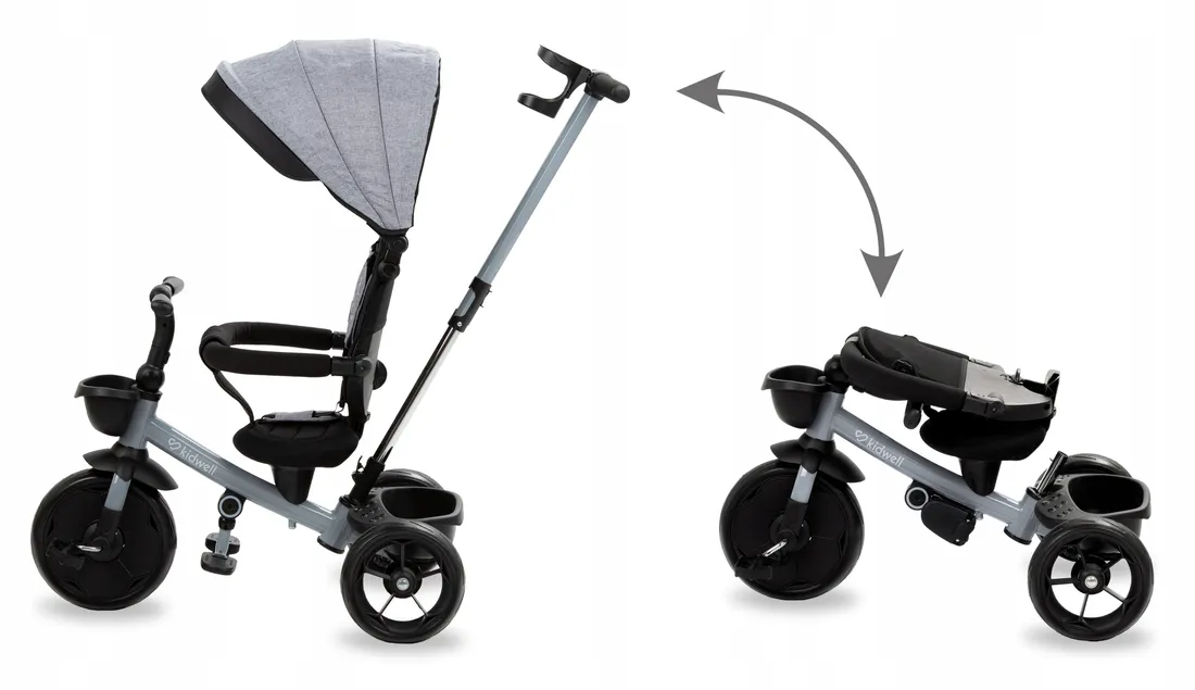 kidwell-rowerek-trojkolowy-axel-titanium-gray