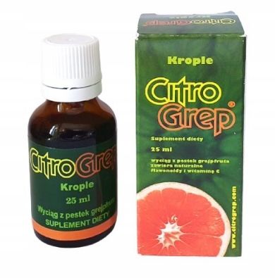 Фото - Вітаміни й мінерали CitroGrep krople, 25 ml