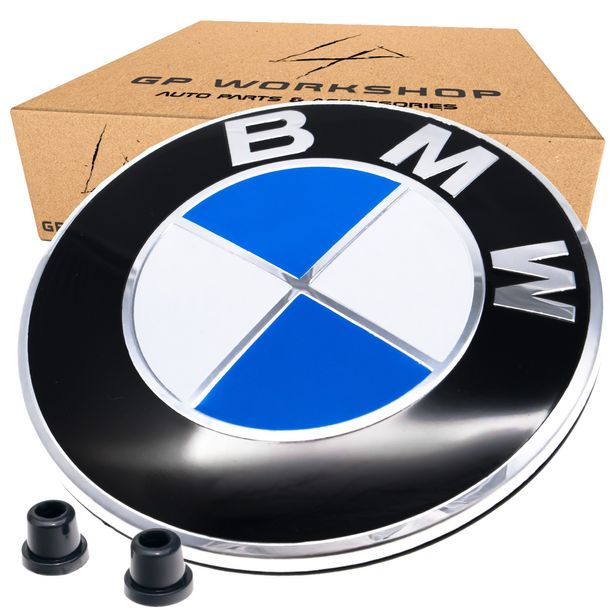 BMW Emblem 82mm E87 F20 E46 E90 E91 E92 E60 E61 F10 E84 F25 E71 In