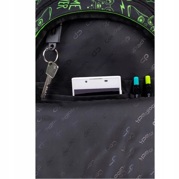 plecak-2-komorowy-coolpack-jerry-game-night-kolor-czarny-odcienie-zieleni