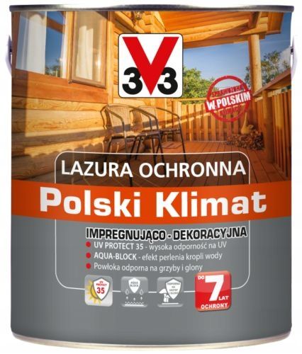 Фото - Лаки й лазурі DAB Pumps ﻿Lazura ochronna Polski Klimat 5l dąb jasny V33 